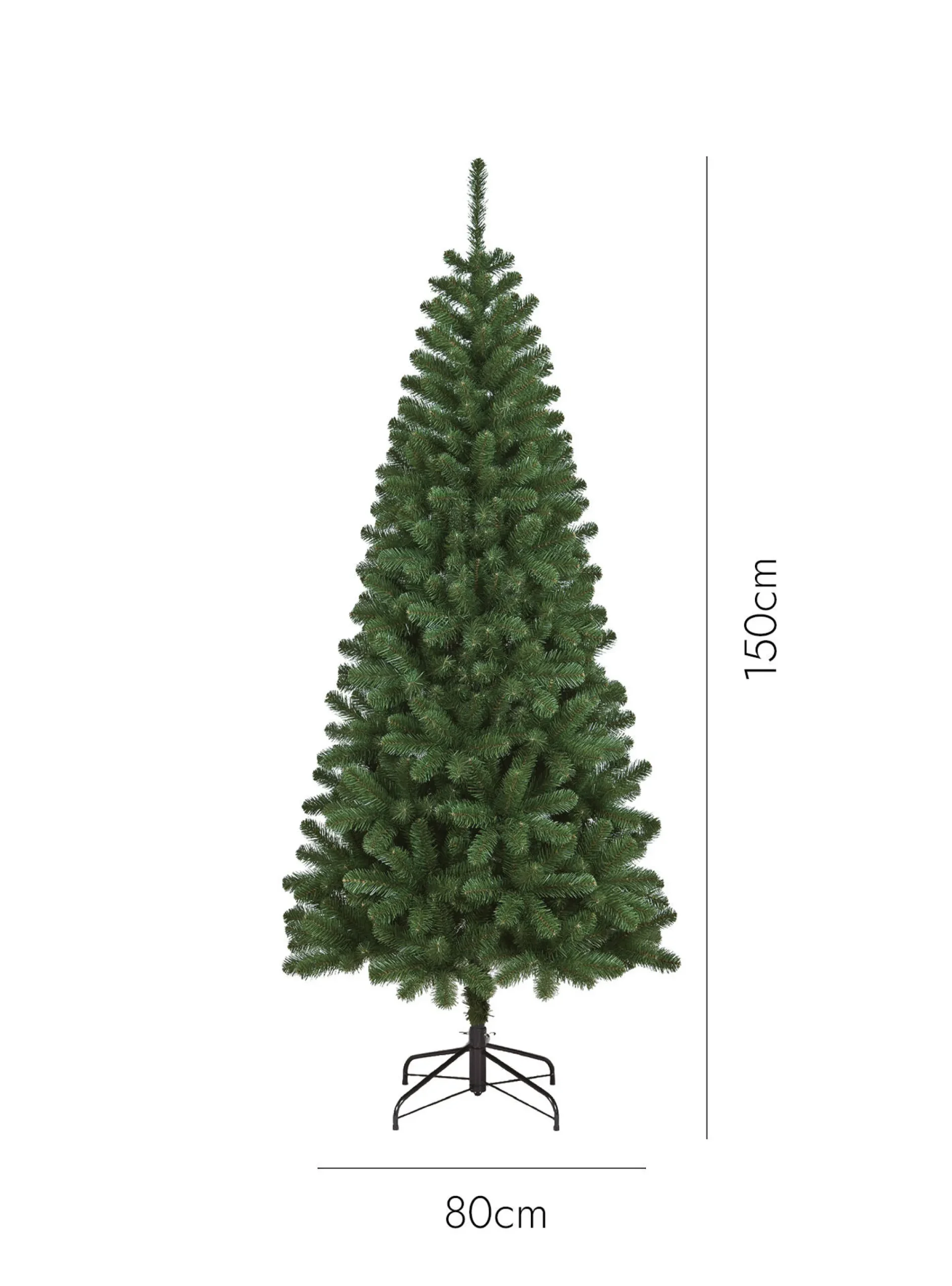 Albero di Natale Comet in PVC , h150 cm<Dmora Hot