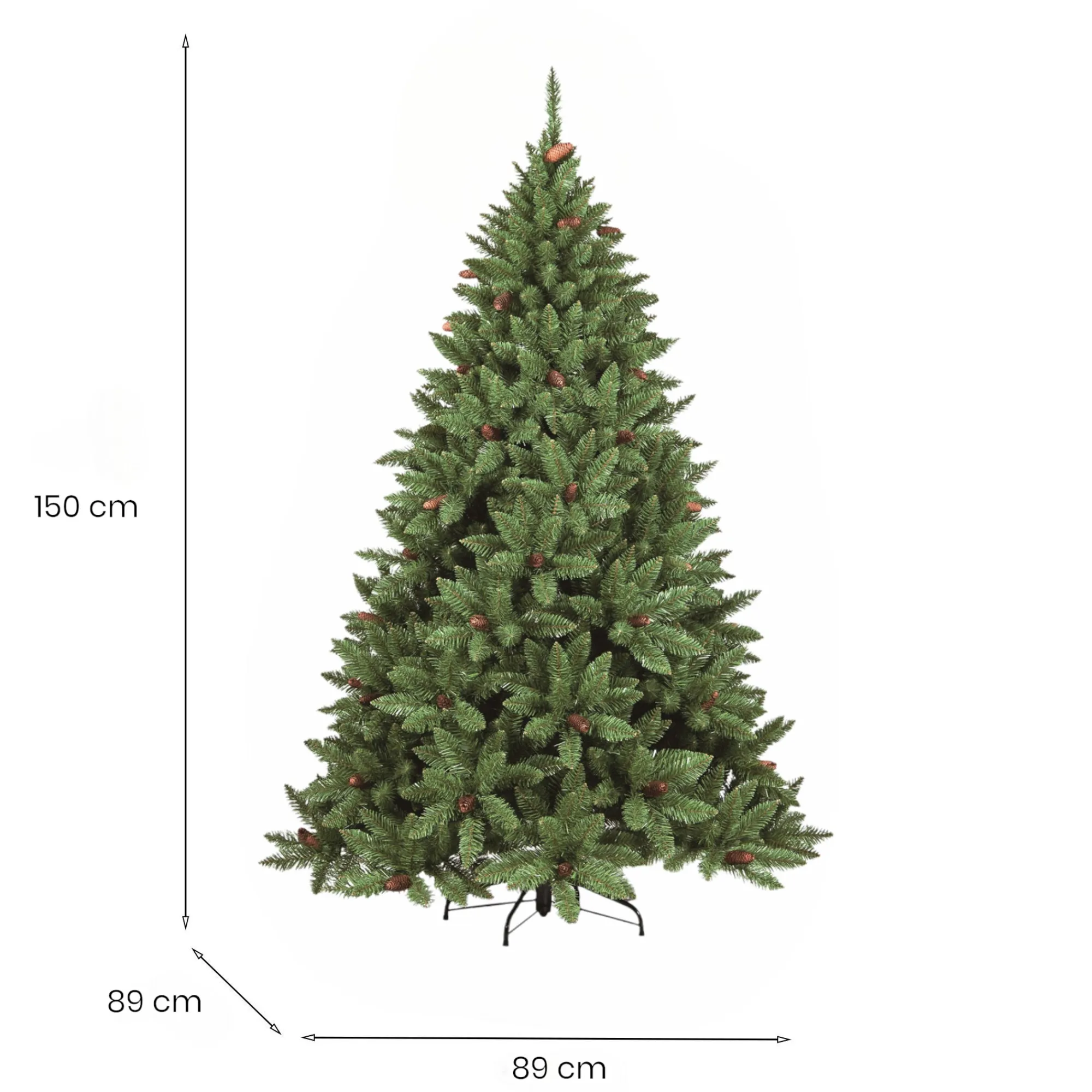 Albero di Natale Lapland in PVC , h150 cm<Dmora Online