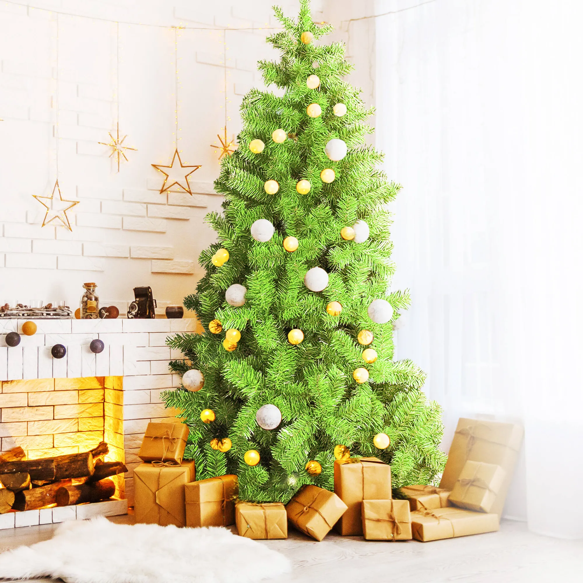 Albero di Natale Santa Claus in PVC , h180 cm<Dmora Sale