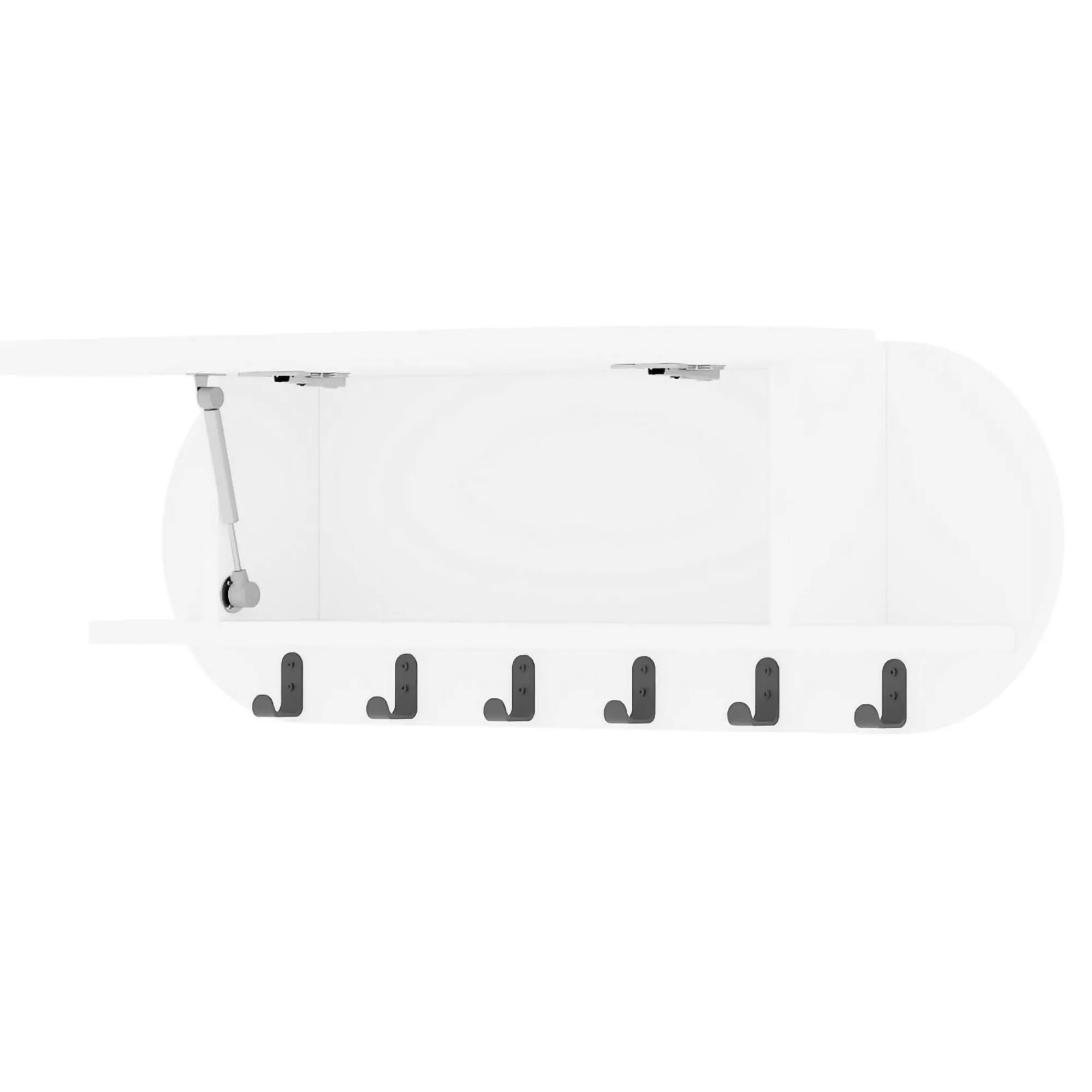 Appendiabiti Terry, 84x16 h29 cm,<Dmora New