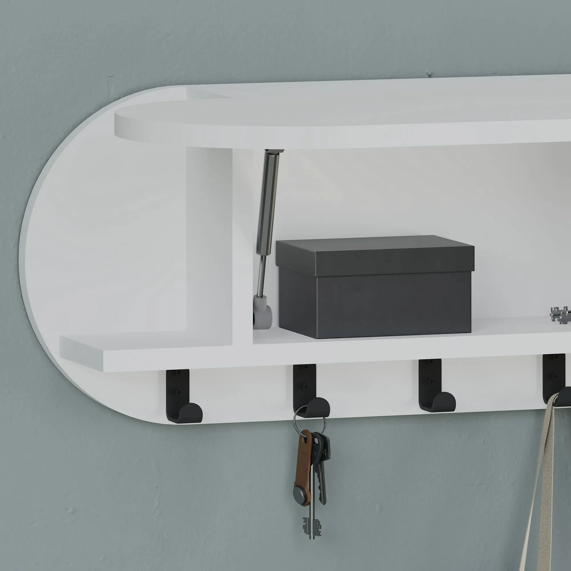 Appendiabiti Terry, 84x16 h29 cm,<Dmora New