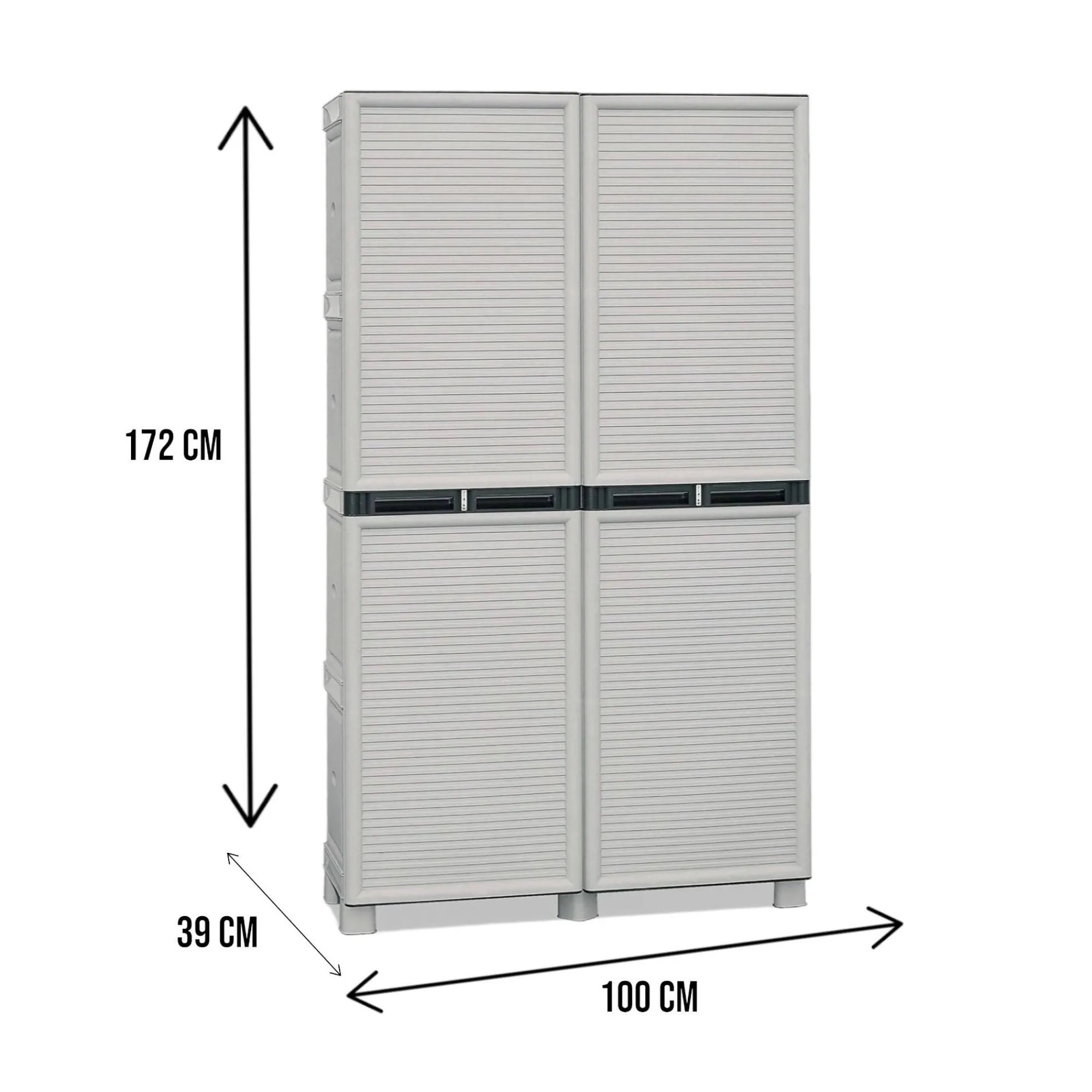 Armadio da esterno Achae, , 100x39h172 cm<Dmora Best