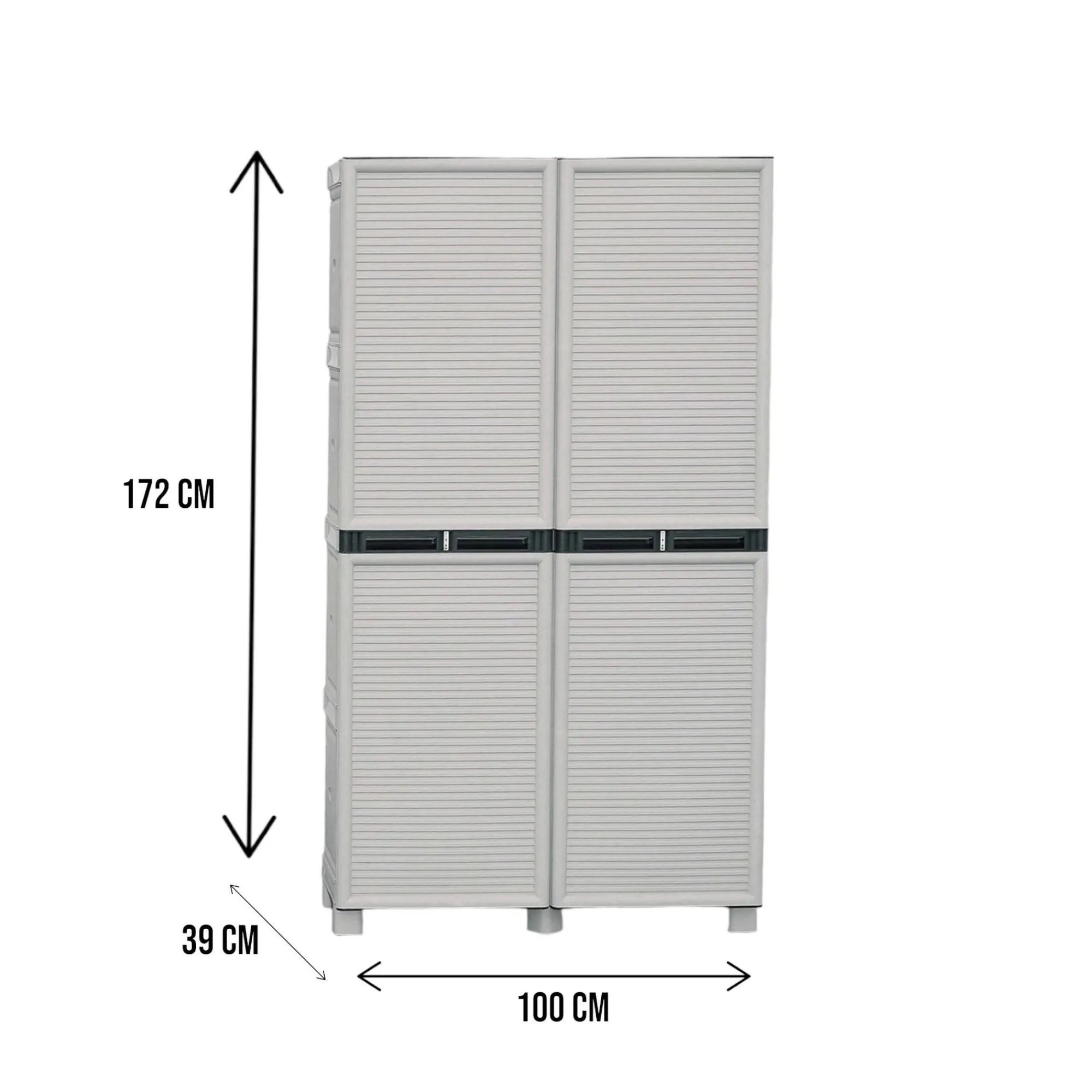 Armadio da esterno Allain, , 100x39h172 cm<Dmora Sale