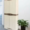 Armadio da esterno Ipno, Beige e Marrone, Finitura elegante<Dmora Outlet