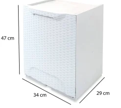 Armadio da esterno Nakri, 34x29h47 cm,<Dmora Cheap