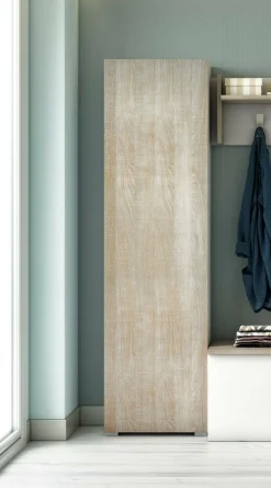 Armadio multiuso 1 anta Abuela, 50x30h182 cm, Rovere<Dmora Store