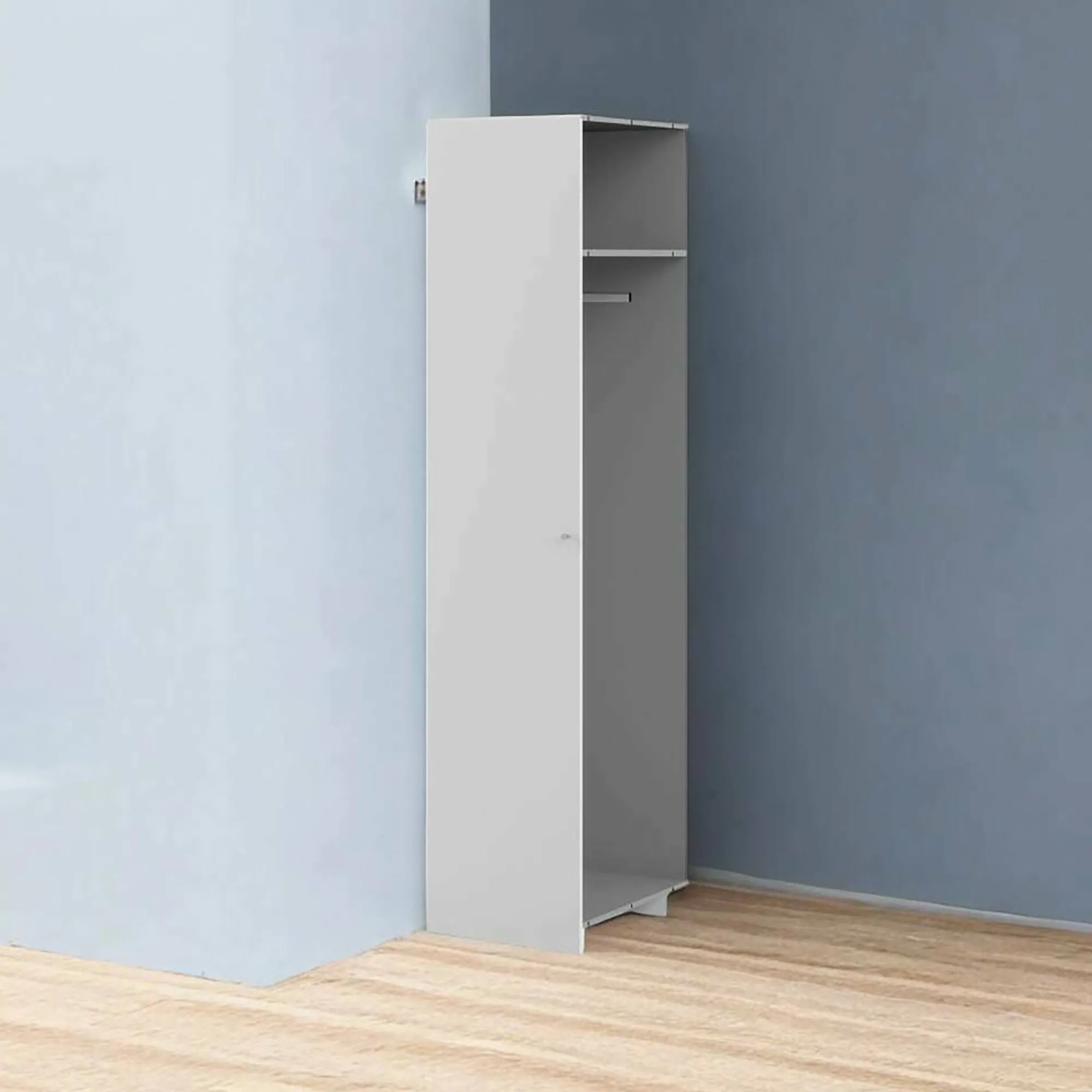 Armadio multiuso 1 anta Aldeno, 60x49 h219 cm,<Dmora Shop