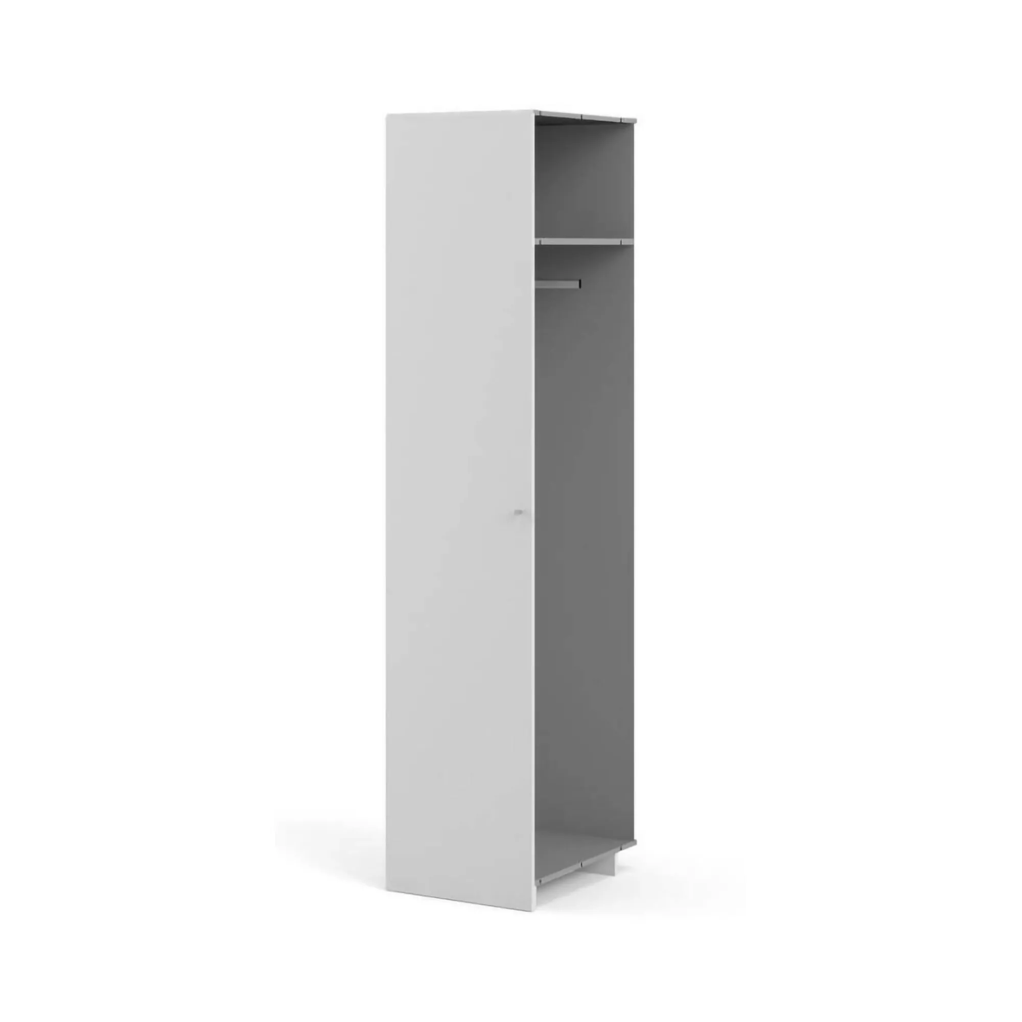 Armadio multiuso 1 anta Aldeno, 60x49 h219 cm,<Dmora Shop
