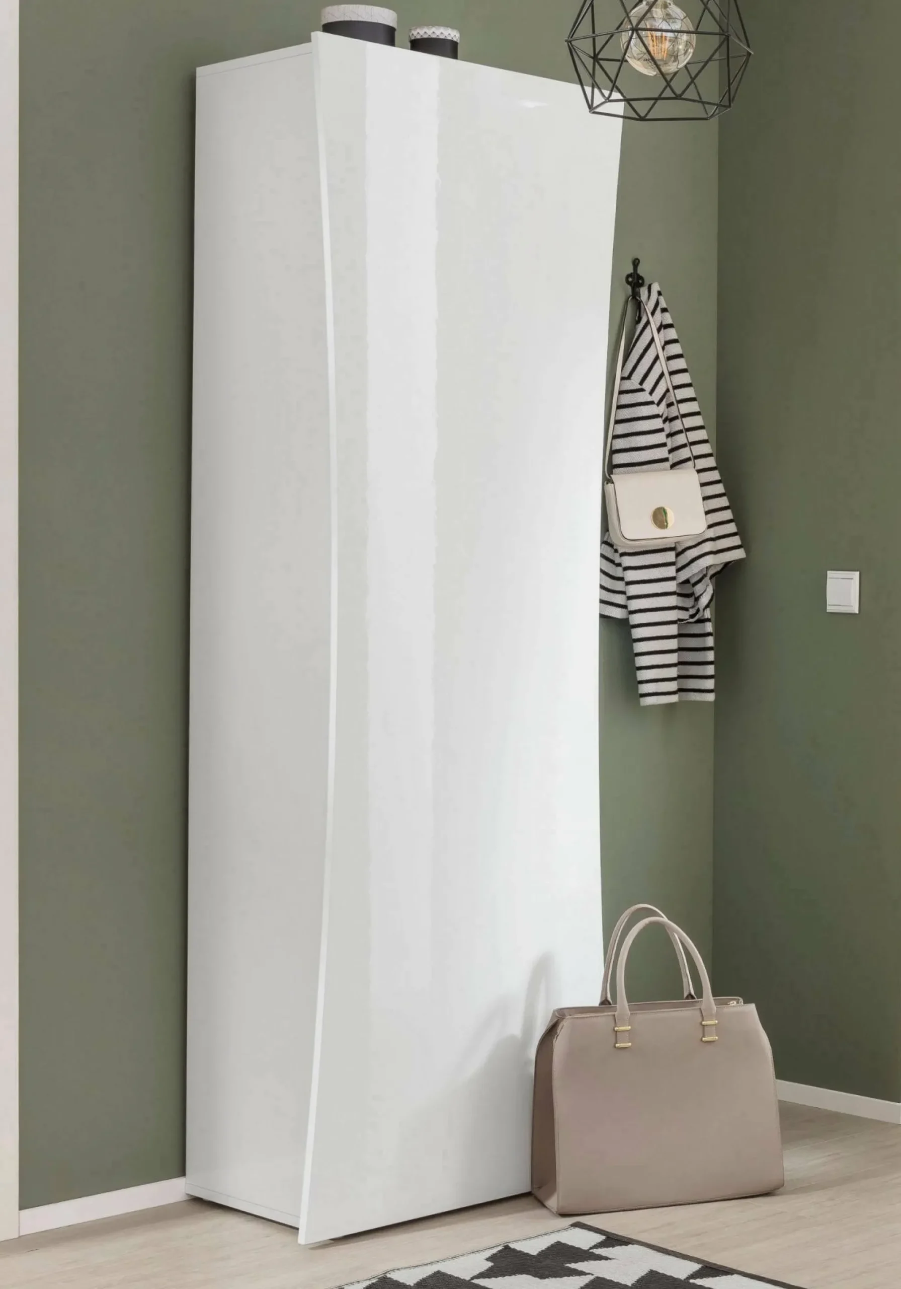 Armadio multiuso 1 anta Angi, cm 63x40h187,<Dmora Sale