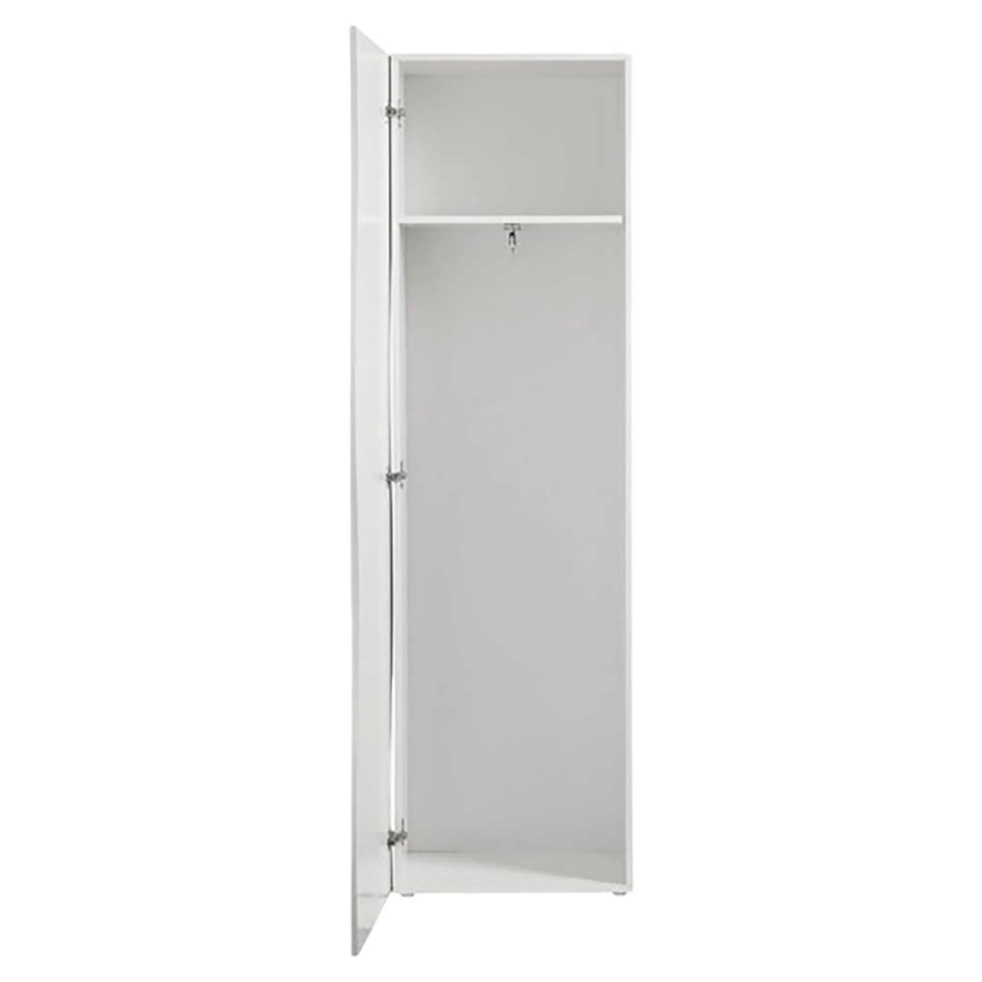 Armadio multiuso 1 anta Azalea, cm 63x40h187, lucido<Dmora Shop