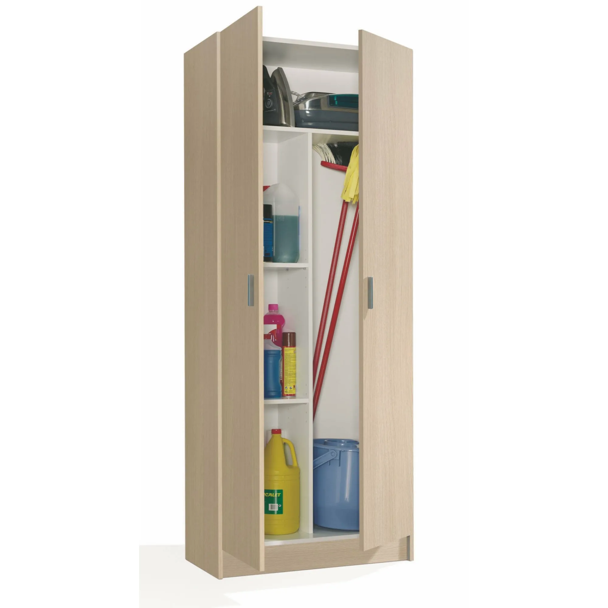 Armadio multiuso 2 ante Abadubidu, cm73x37h180 cm,<Dmora Flash Sale