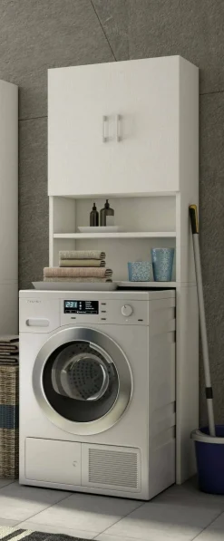 Armadio multiuso 2 ante Agar, 65x32h195 cm,<Dmora New