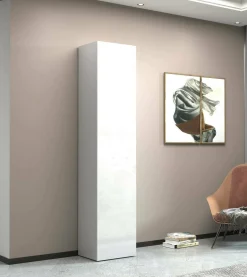 Armadio multiuso 2 ante Bassiano, 45x35h190 cm,<Dmora Store