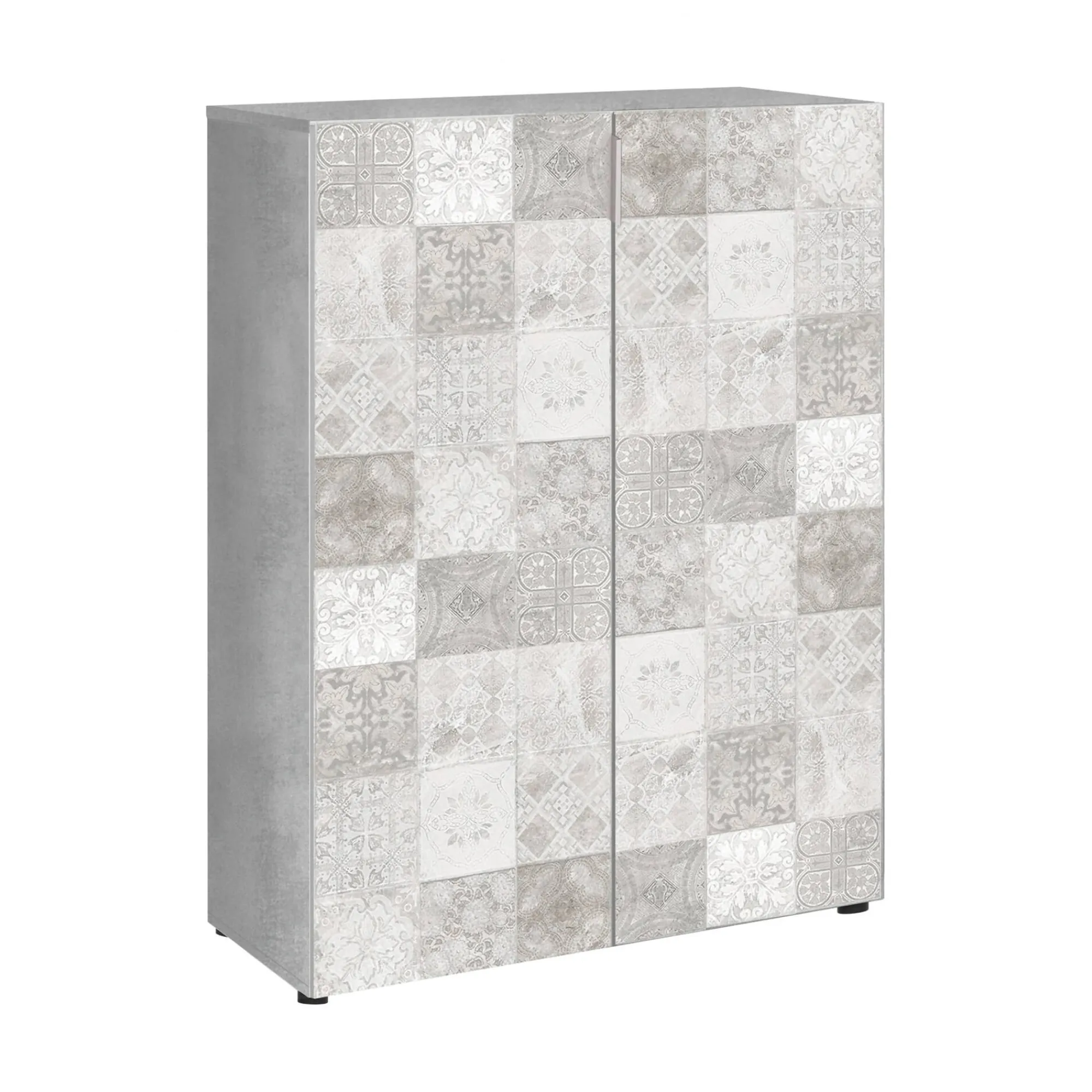 Armadio multiuso 2 ante Dlel, 70x36h103 cm, con dettagli<Dmora Best Sale