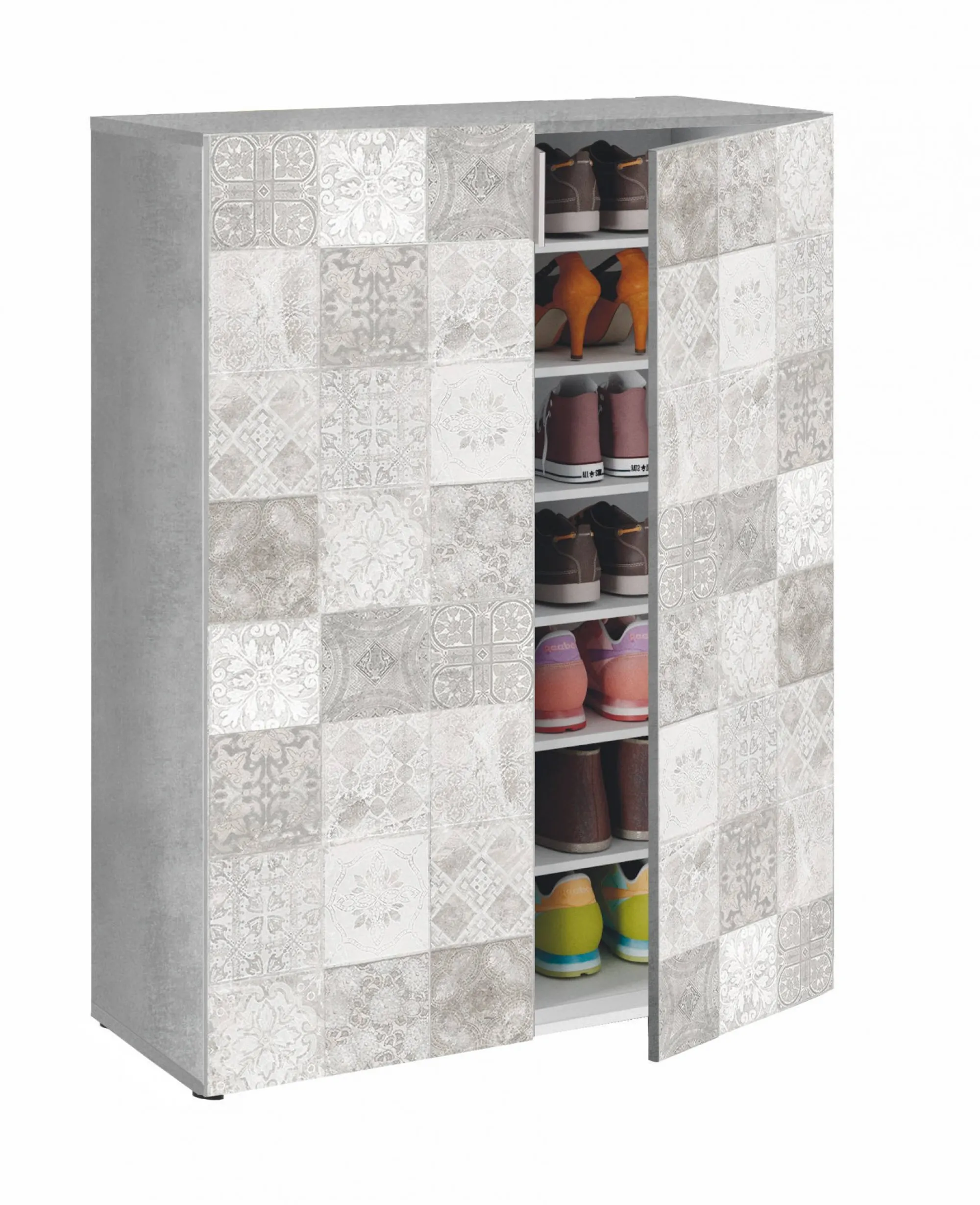 Armadio multiuso 2 ante Dlel, 70x36h103 cm, con dettagli<Dmora Best Sale