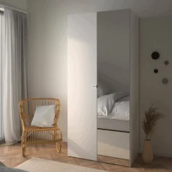 Armadio multiuso 2 ante Dventur, 99x60 h219 cm,<Dmora Shop