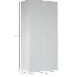 Armadio multiuso 2 ante Dventuri, 60x100 h219 cm,<Dmora Outlet