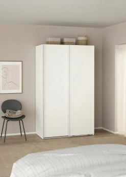 Armadio multiuso 2 ante Elen, 65x119 h200 cm,<Dmora Outlet