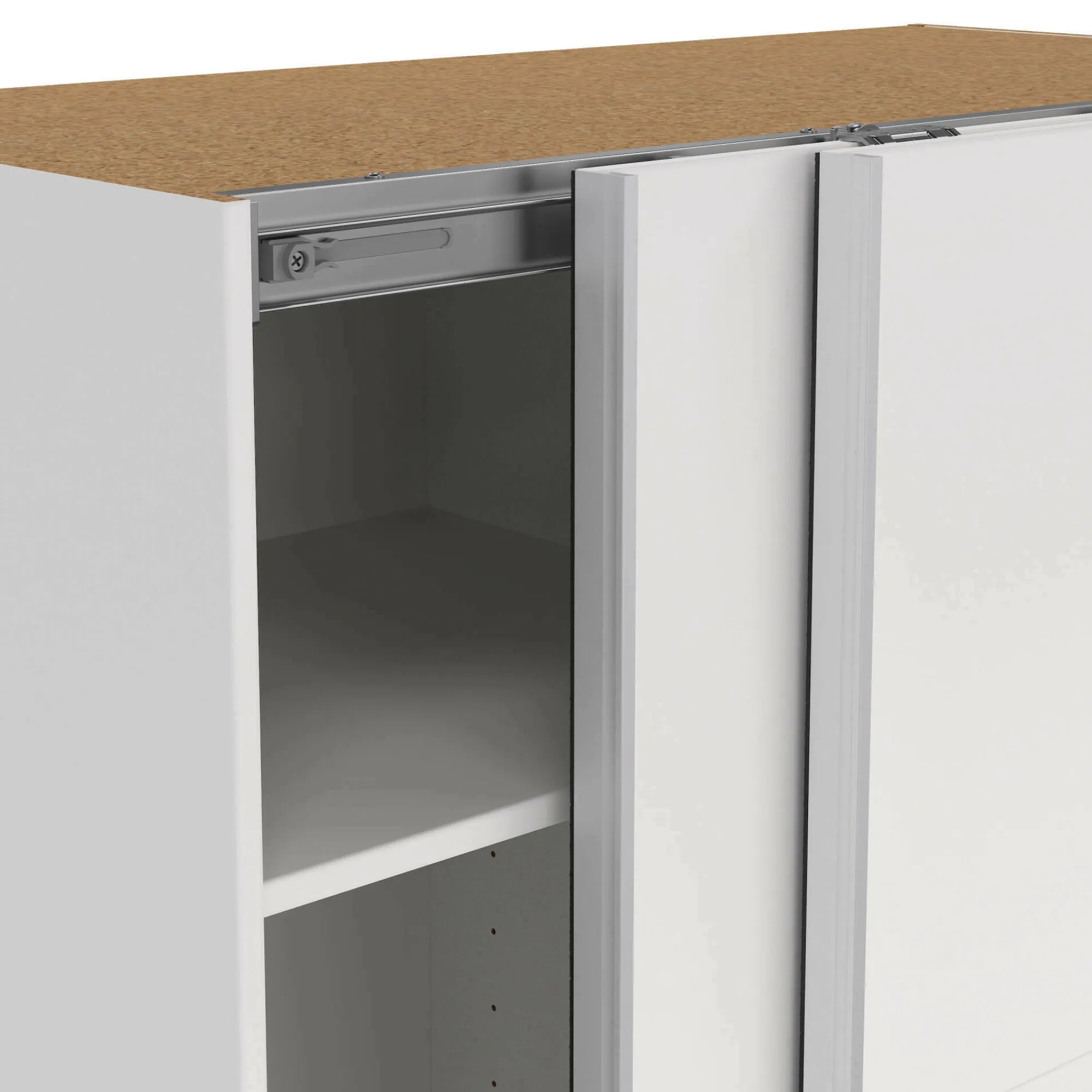 Armadio multiuso 2 ante Elen, 65x119 h200 cm,<Dmora Outlet