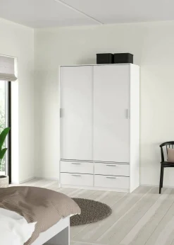 Armadio multiuso 2 ante Frediana, 121x60 h200 cm,<Dmora Cheap