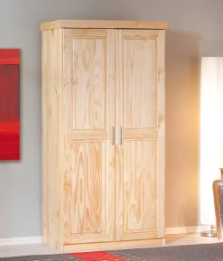Armadio multiuso 2 ante Hamburg, Mobile multifunzionale, Mobiletto scarpiera, Guardaroba porta scarpe, 95x55 h190 cm,<Dmora Online