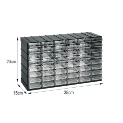 Armadio multiuso Darrigon, , 48 cassetti<Dmora Shop