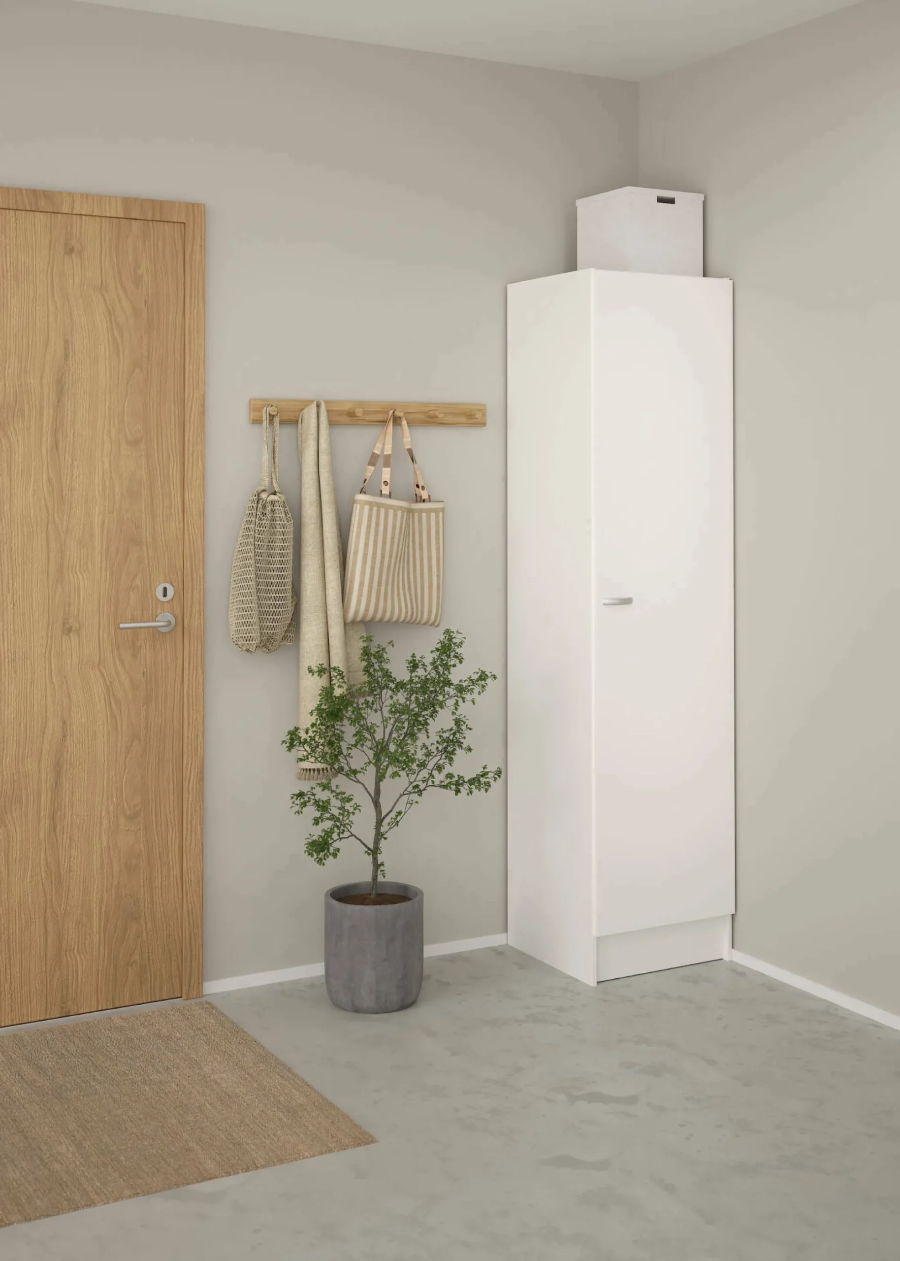 Armadio multiuso grande Airone, 49x47 h200 cm,<Dmora Cheap