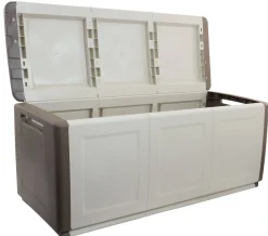 Baule Achse, 138x53h57 cm, Beige e Marrone<Dmora Clearance