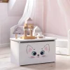 Baule Swami, 40x42 h73 cm, con gatto<Dmora New