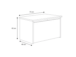 Baule Swami, 40x42 h73 cm, con fatina<Dmora Clearance
