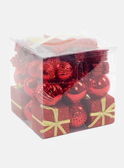 Box 50 pezzi decorazioni natalizie, colore<Dmora Clearance