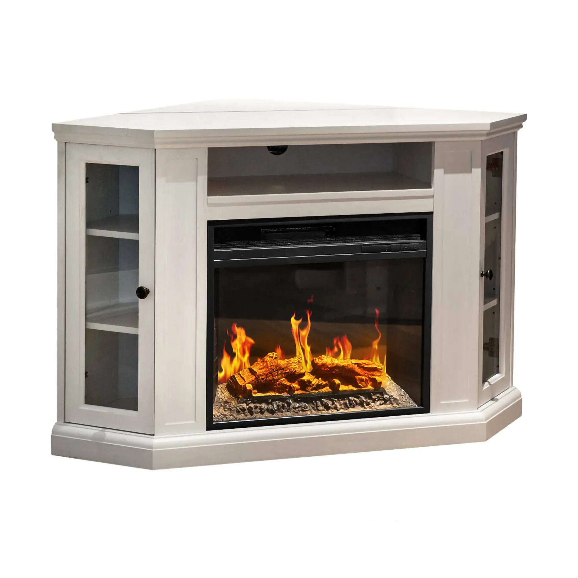 Camino elettrico Alonte, 126x78 h81 cm,<Dmora Outlet