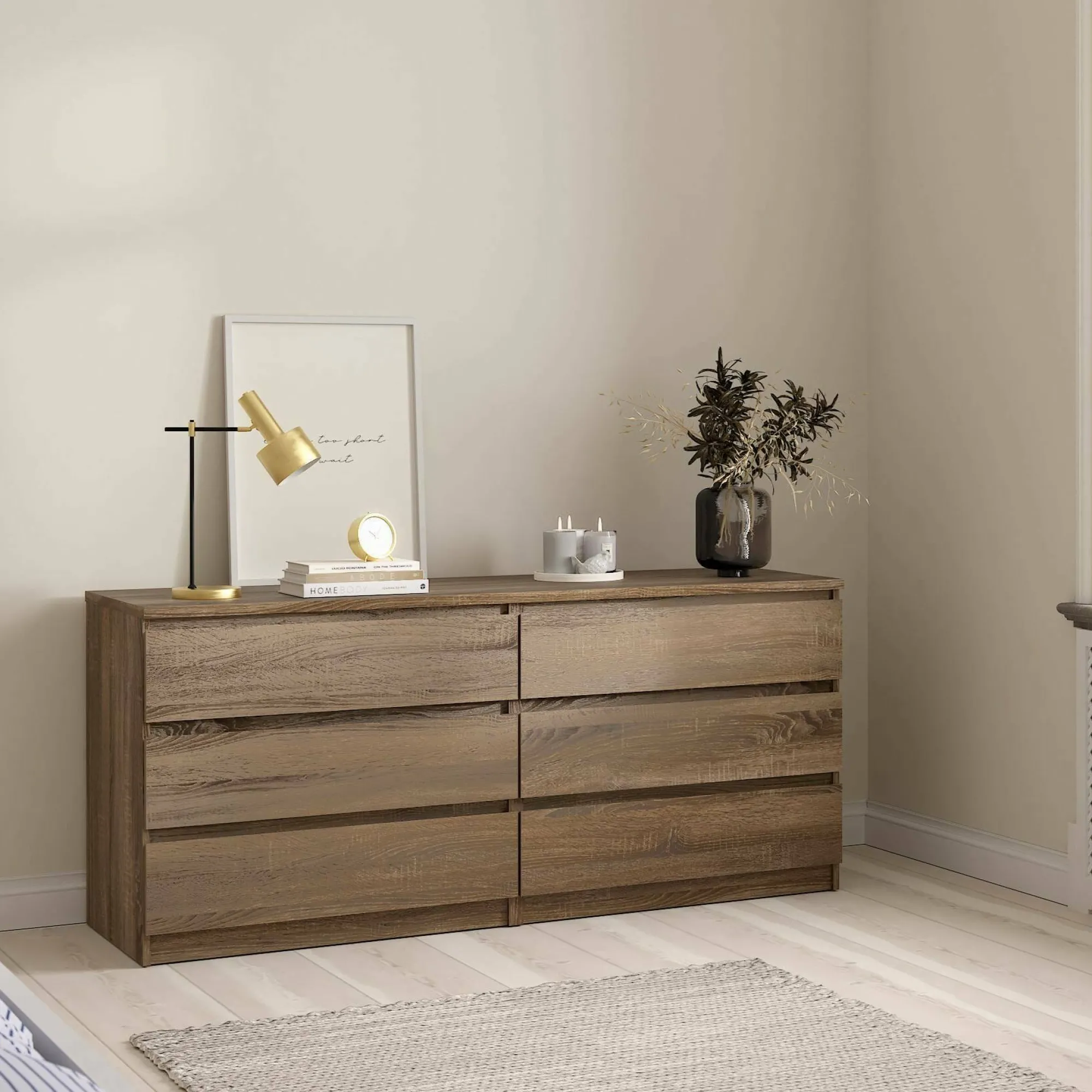 Cassettiera Aci, 154x50 h70 cm,<Dmora Clearance