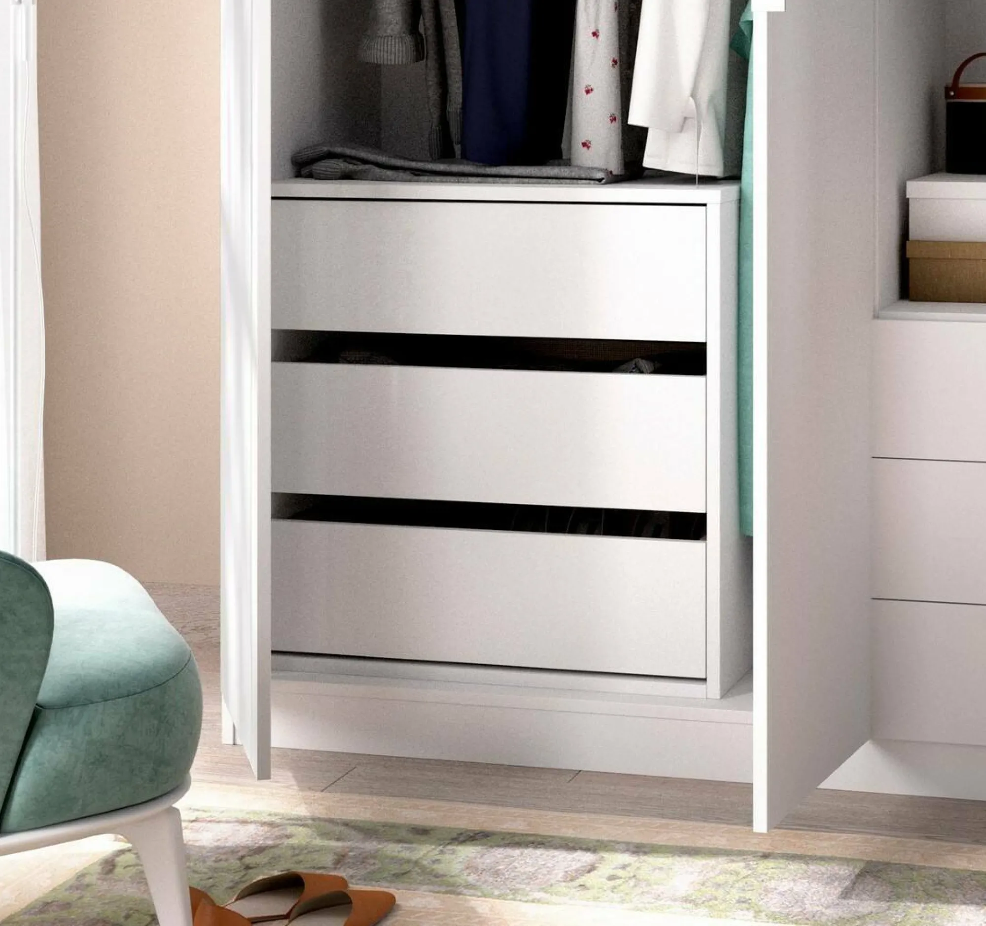 Cassettiera Ackerman, 60x40h60 cm,<Dmora New