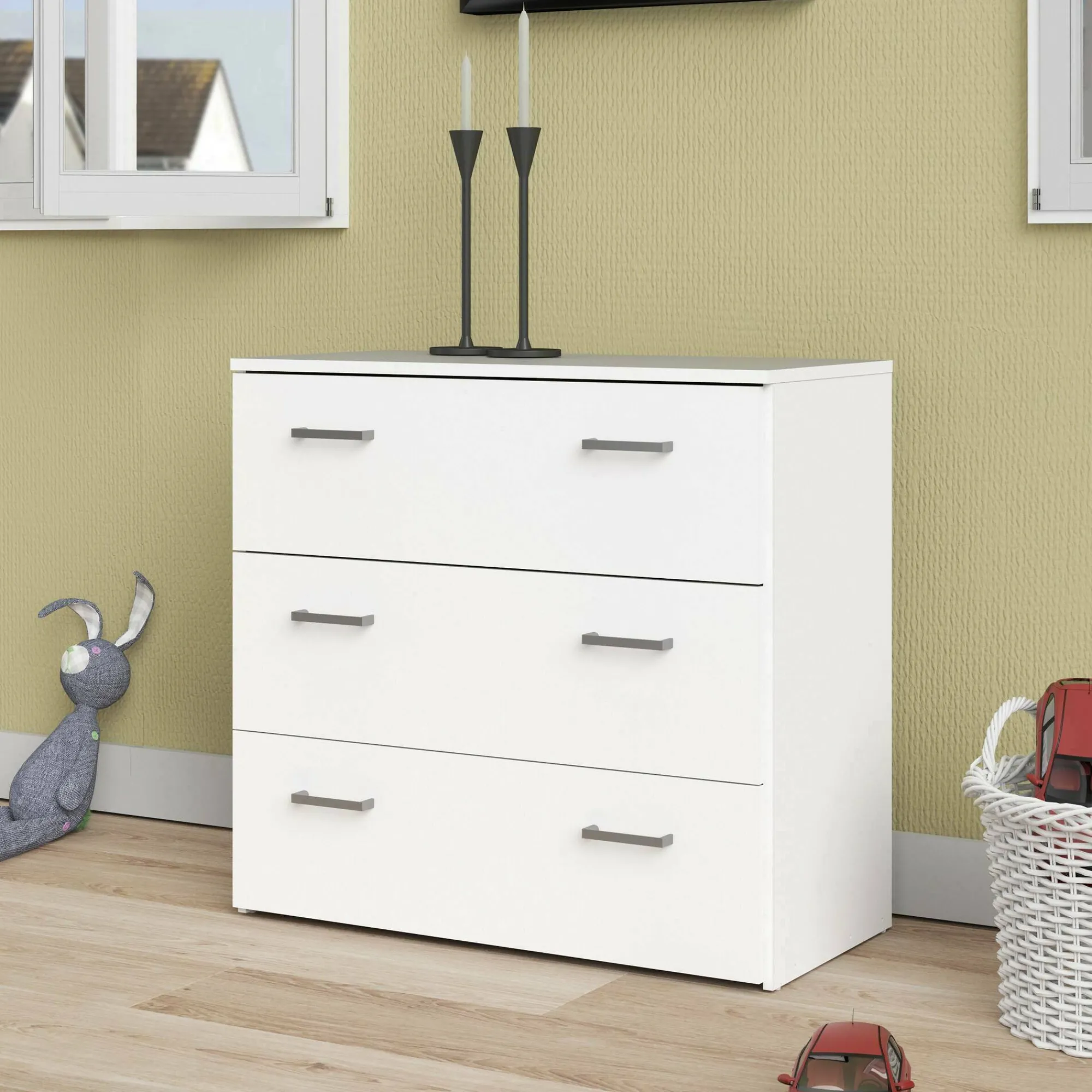 Cassettiera Adal, 74x36 h70 cm,<Dmora Discount
