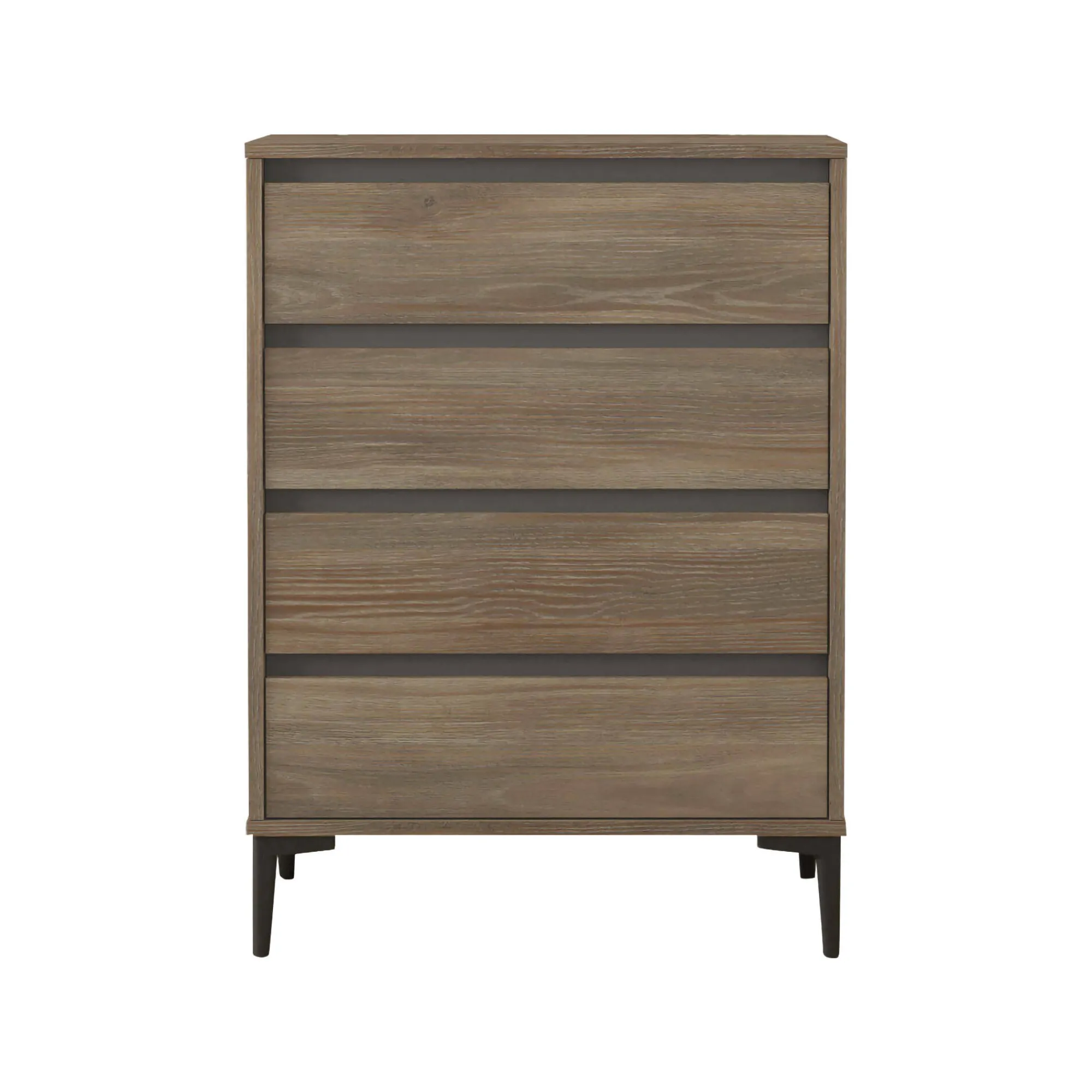 Cassettiera Adolphe, 72x45 h98 cm, Marrone e Antracite<Dmora Fashion
