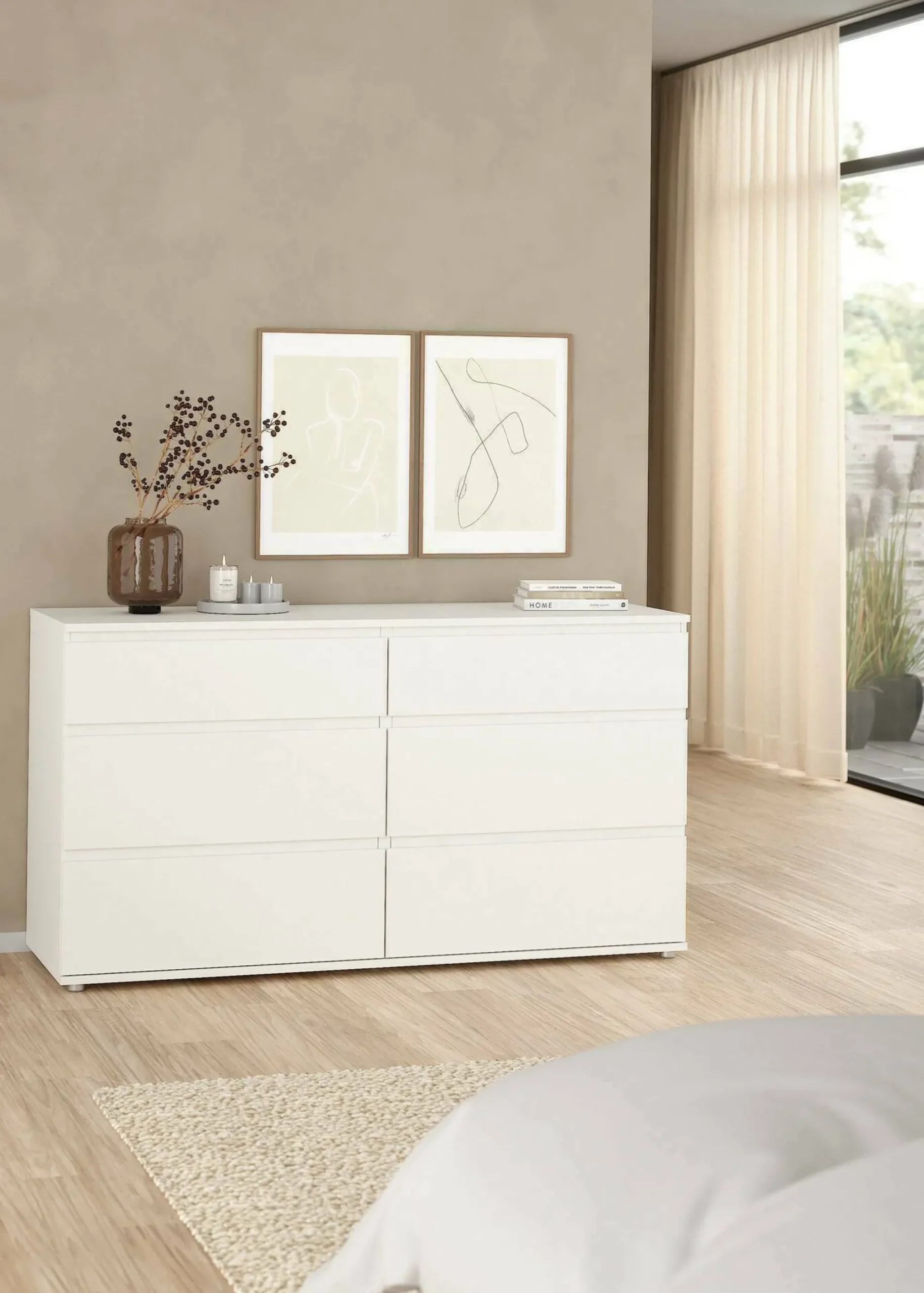 Cassettiera Albacore, 153x50 h84 cm,<Dmora Cheap