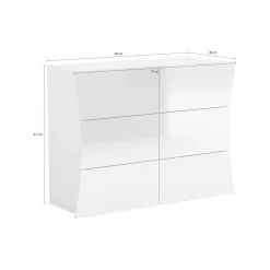 Cassettiera Albelaziz, , cm 111x40h82<Dmora Cheap