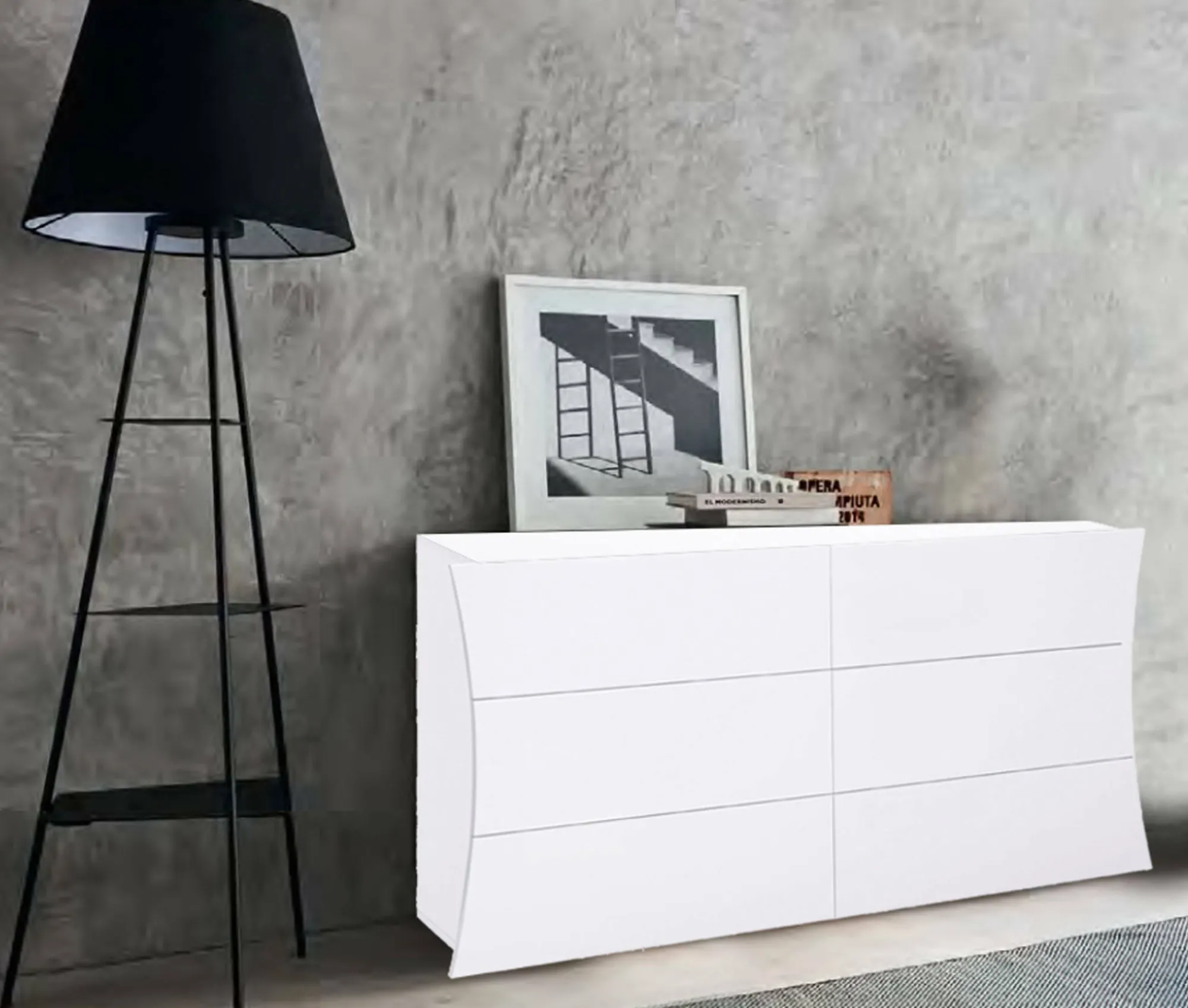 Cassettiera Albelaziz, , cm 155x40h82<Dmora Fashion