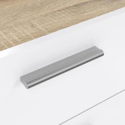 Cassettiera Alf, 70x40 h102 cm, Quercia e Bianco<Dmora Best