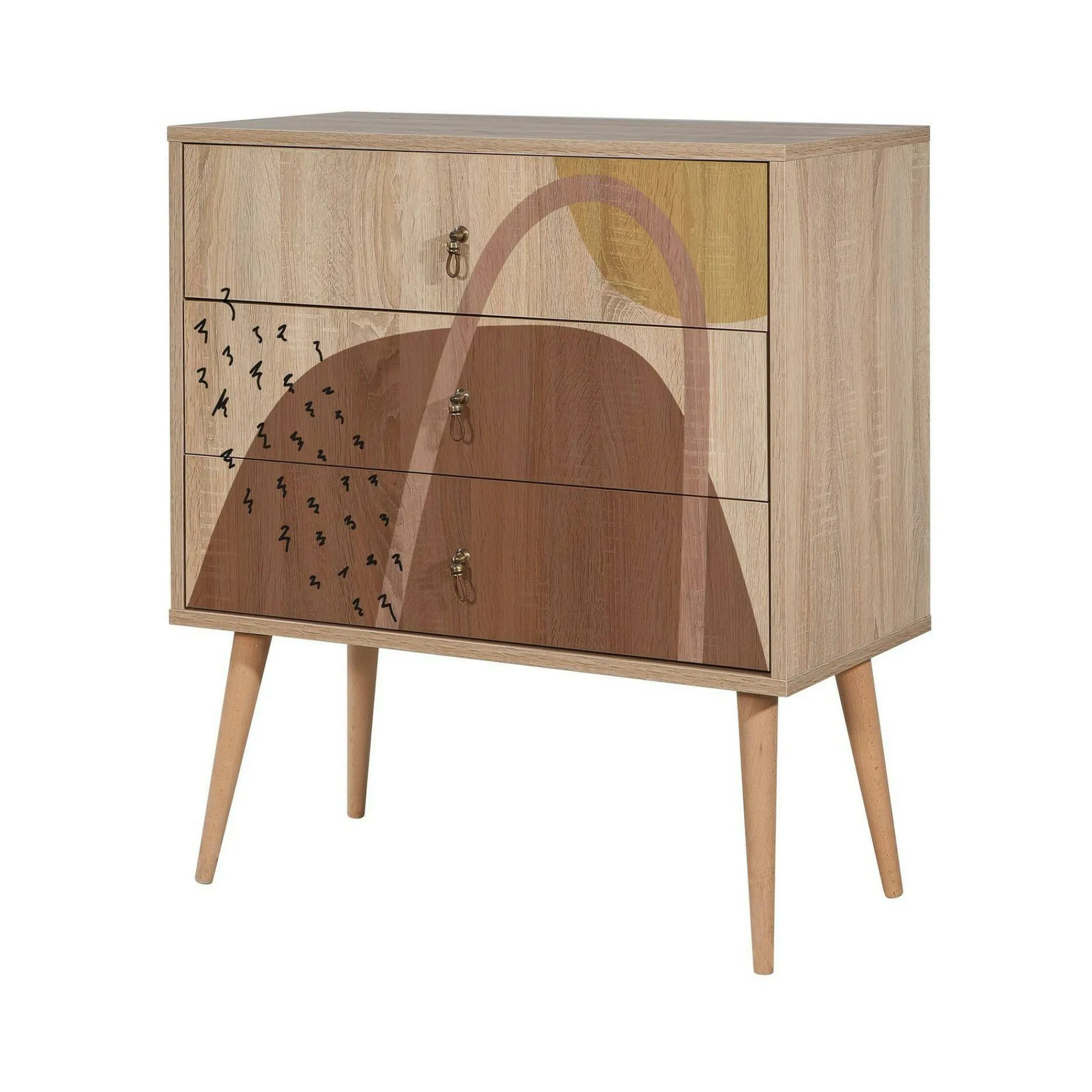 Cassettiera Apricale, 80x40h89 cm,<Dmora Flash Sale