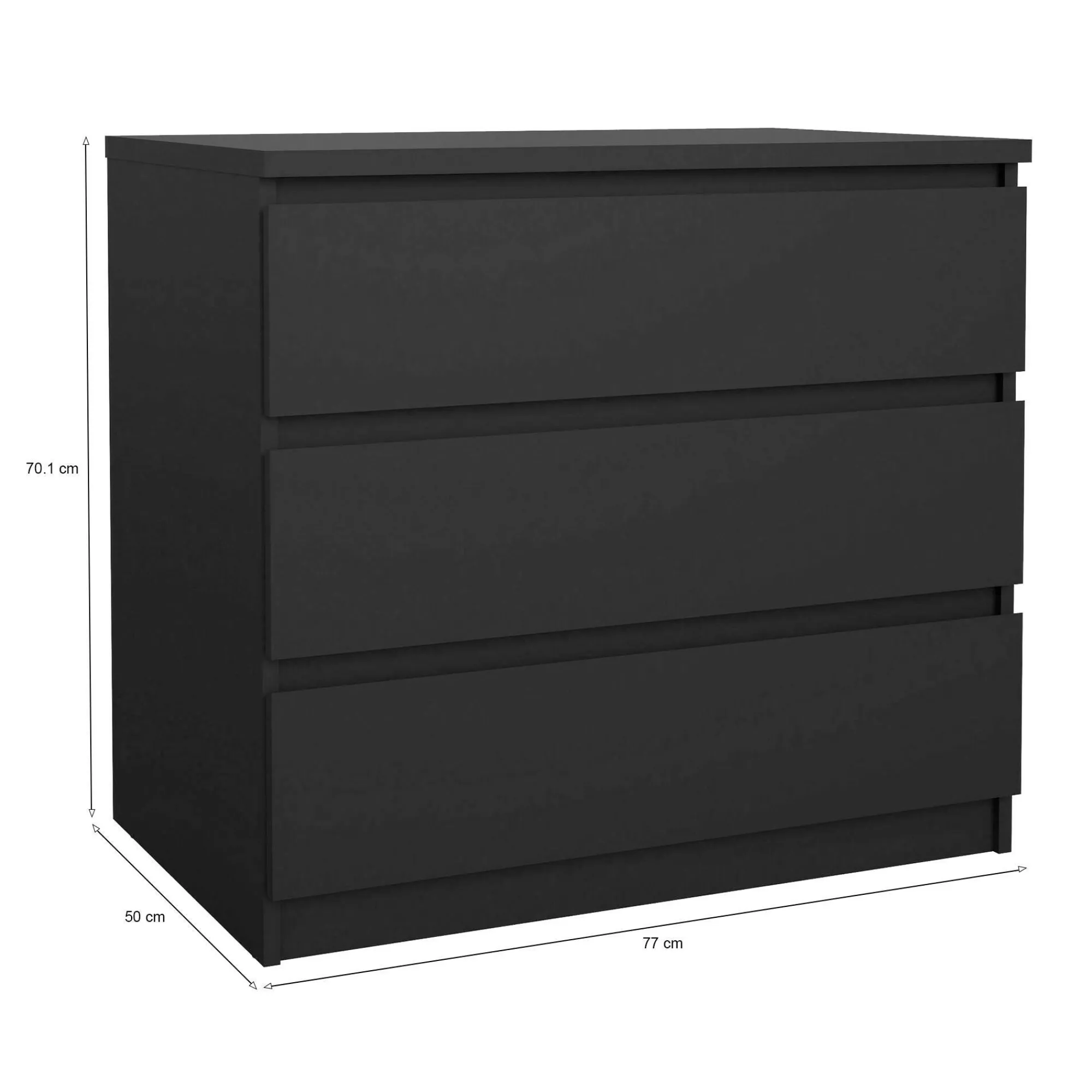 Cassettiera Artic, 50x77 h70 cm,<Dmora Clearance
