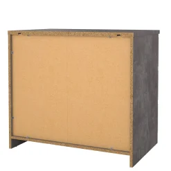 Cassettiera Artic, 50x77 h70 cm, Cemento e Bianco<Dmora Flash Sale