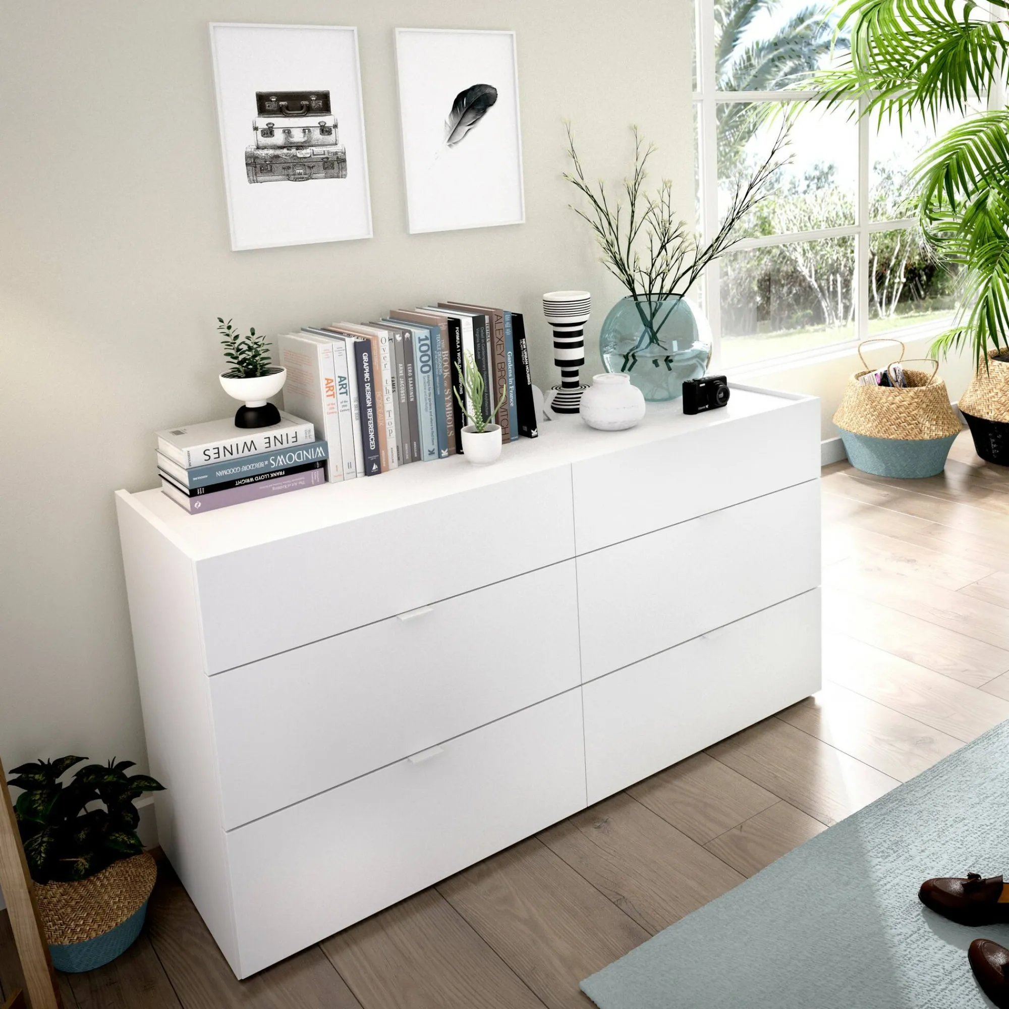 Cassettiera Avana, 120x39h62 cm,<Dmora Flash Sale