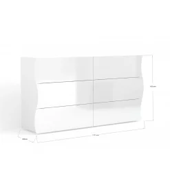 Cassettiera Dmonz, , cm 111x40h82<Dmora Flash Sale