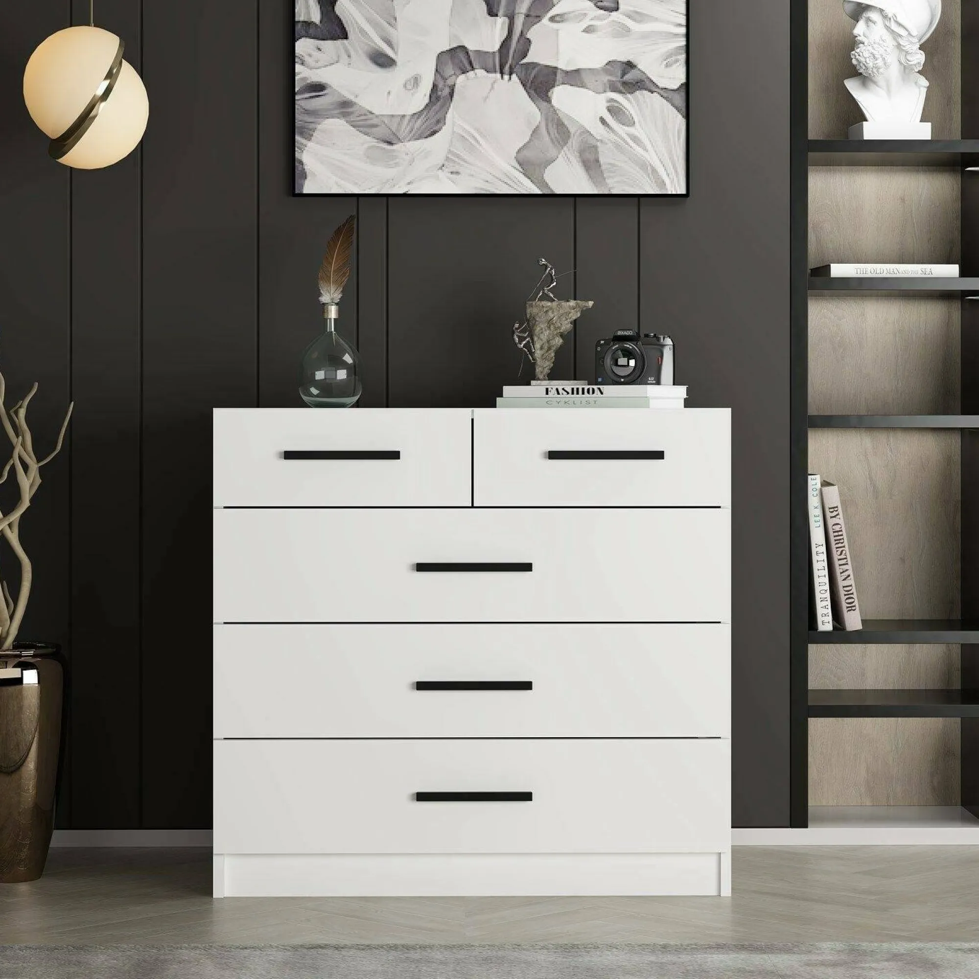 Cassettiera Dpanarell, 90x85 h47 cm,<Dmora Outlet