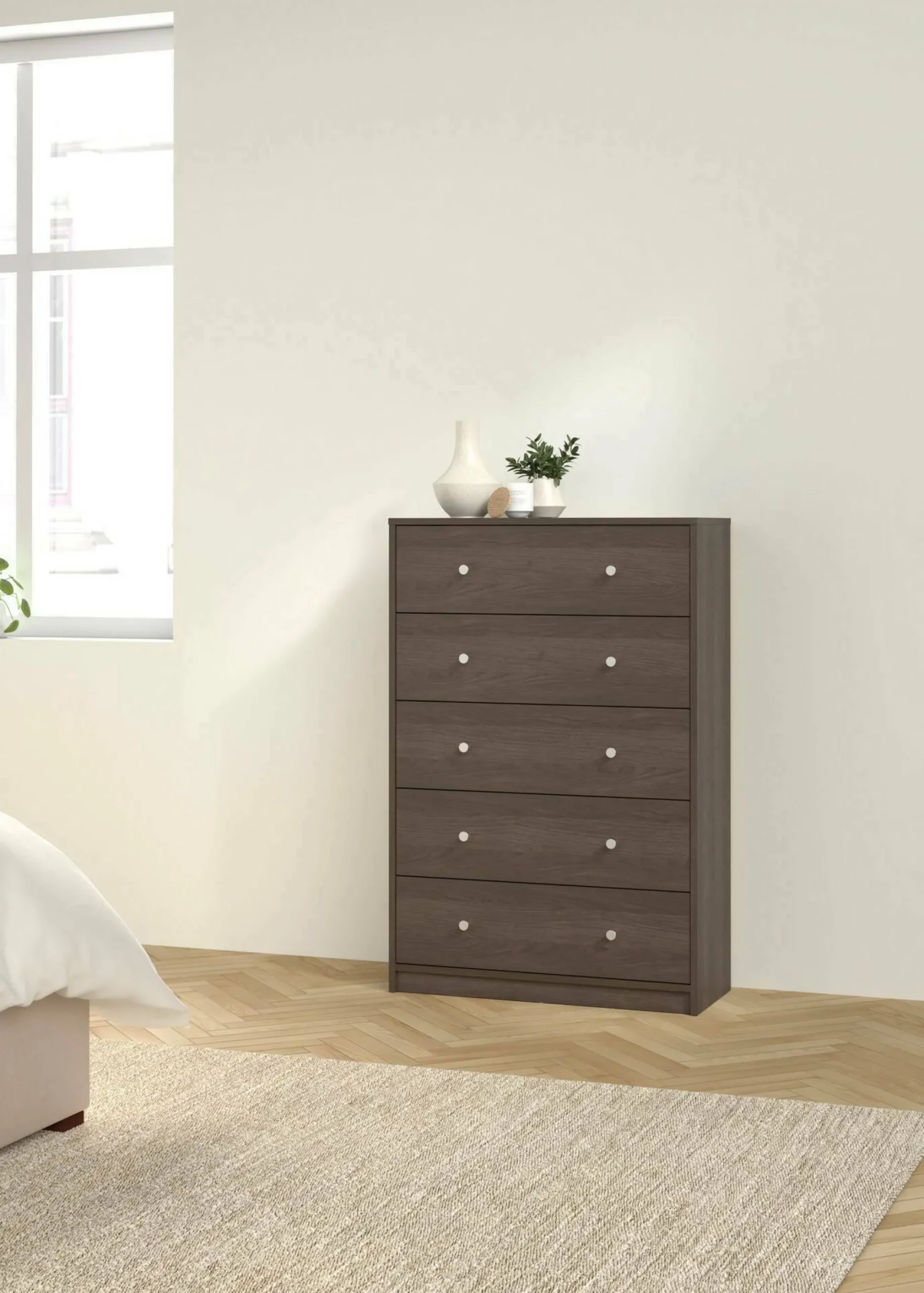 Cassettiera Dripar, 72x30 h108 cm,<Dmora Fashion