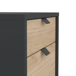 Cassettiera Drispol, 48x41 h61 cm, Rovere e Grigio<Dmora Cheap