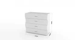 Cassettiera Hecate, cm 98x40h82,<Dmora Fashion