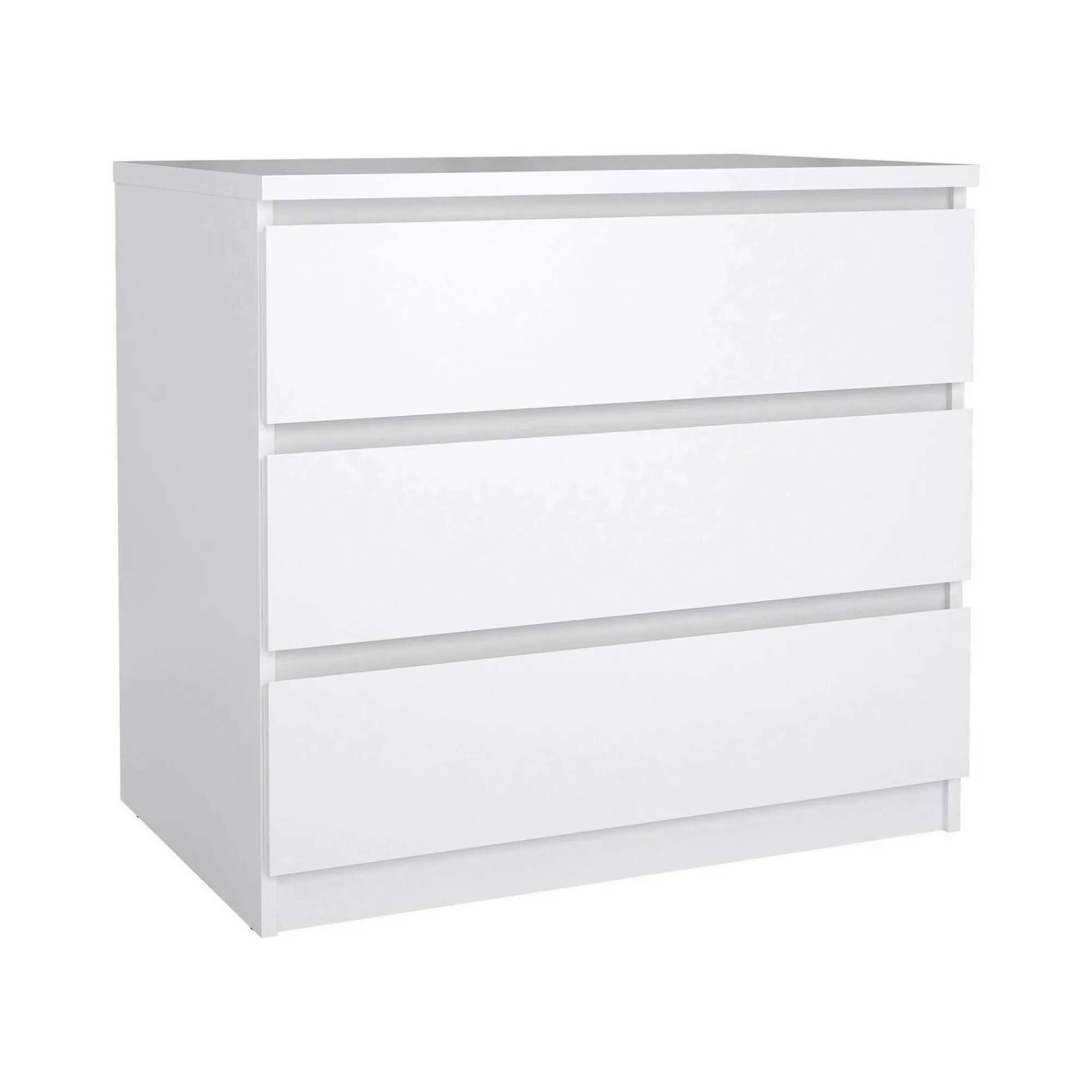 Cassettiera Kajiki, 50x77 h68 cm, Bianco<Dmora Hot